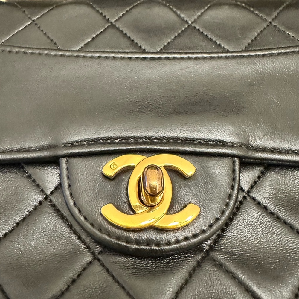 Chanel Lambskin Matelasse single Flap Chain ShoulderBag w/detachable mini wallet - Picture 4 of 15